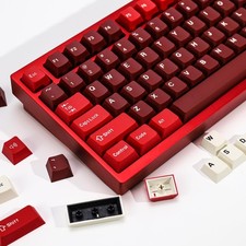 Red PBT Double Shot Keycaps Set Cherry Profile For Mechanical Keyboard 1 PC picture