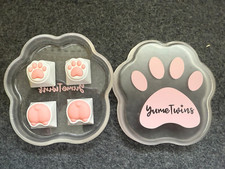 Yumitwins 4pcs Cat Paw Butt Keycap Animal Keycaps Cute for Mechanical Keyboard picture