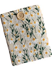 Embroidered Daisy Kindle Paperwhite Sleeve 6x8 - Padded E Reader Sleeve & Kindle picture