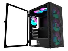 Montech X3 Mesh ATX Mid-Tower Gaming PC Case 6 RGB Lighting Fans Pre-Installed picture