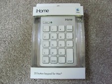 Brand New iHome Wired USB Numeric 20 Button Keypad for Mac (IMAC-A210S) picture