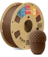 OVERTURE Matte PLA Filament 1.75mm, 1kg Matte Chocolate picture