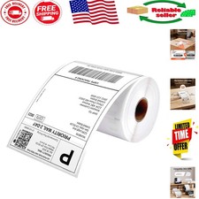 Effortless Shipping with 220 Count 4x6 Thermal Printer Labels - Strong Adhesive picture