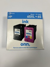 Onn Ink Cartridges • Black 65XL + Color 65, NEW And Sealed - Qty Available picture
