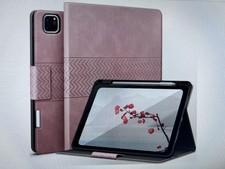BNIB Auaua Ipad Pro 11 Case Pink Faux Leather 2022 4th Generation, 3rd/2nd/1st picture