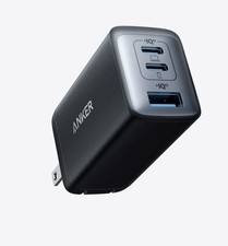 Anker PowerPort III 65W 3-Port Pod Wall Charger A2667 Black picture