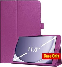 Slim Protective Stand Cover Case for 2023 Galaxy Tab A9 Plus 11 Inch, Purple picture