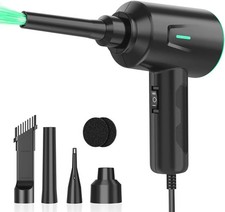 Electric Air Duster Portable High Power Cleaning Blower For PC 2 Gear Cordless picture