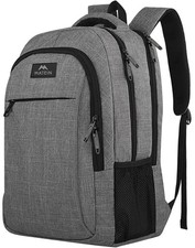 MATEIN Travel Laptop Backpack, 15.6 Inch College School Computer Bag, Grey picture