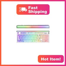 ATTACK SHARK R98HE RT 8000Hz Wired Mechanical Keyboard White picture