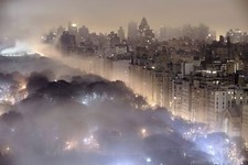 Landscape mist cityscape building city Custom Gaming Mat Desk picture