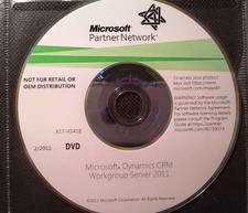 Microsoft Dynamics CRM Workgroup Server 2011 w/ Key &10 Client Access Licenses picture