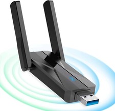 USB WiFi Adapter for Desktop PC, AC 1300Mbps Dual-Band 5G/2.4G USB 3.0 WiFi 5 picture