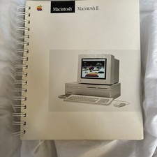 VTG Computer Memorabilia 1986 Apple Macintosh II User Guide Vintage 80s picture