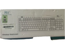 NEW REAL INTERNET IDEA RII MULTIMEDIA WIRELESS KEYBOARD MODEL RT017 picture