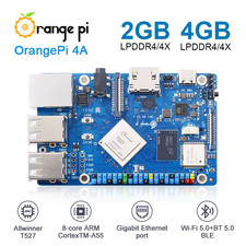 Orange Pi 4A Mini PC -  SoC, 2GB/4GB RAM, WiFi 6/BT 5.0, M.2 NVMe, 2TOPS NPU, Ub picture