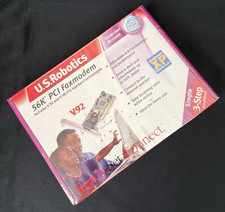 USRobotics USR5699B 56K V.92 PCI Faxmodem Windows XP New Sealed Box picture