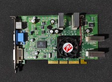 Sapphire ATI Radeon 8500 LE AGP 128MB DDR VGA DVI Retro Graphics Card 1024-9149- picture