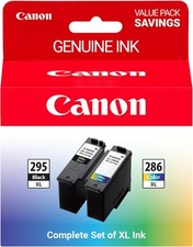 PG-295XL/CL-286XL Genuine Ink Value Pack (2 Cartridges), Compatible with TR7120, picture