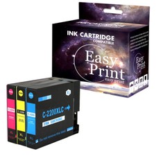 3 pack CMY Ink Cartridge for PGI-2200XL MAXIFY IB4020 MB5020 iB4120 MB5420 picture