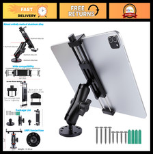 All-Aluminum Car Tablet Holder with Heavy Duty Drill Base picture