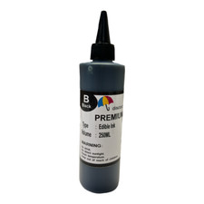 Black Edible Ink Refill Kit for Canon Epson Brother Printers 250ml Ink Bottle picture