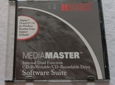 RICOH Media Master CD-Rewritable Recordable MP-6200S Drive Software Suite Disk picture