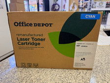 HP 507A Office DEPOT Laser Toner Cartridge Cyan for HP CE401A picture