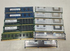 Lot of 11 Mixed DDR DDR2 DDR3 ECC Desktop Server RAM Memory Untested AS-IS picture