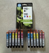 16 TOTAL GENUINE HP INK CARTRIDGES | (7) 910XL & (9) 910 INK CARTRIGES | NEW picture