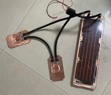 Tesla V100 SXM2 Dual All-Copper Water Cooling Kit 2x Copper Block 2x 240mm Coppe picture