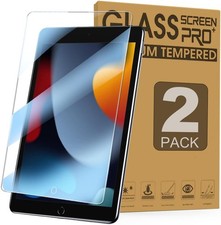 2 Packs Anti Blue Light Screen Protector for iPad 10.2-inch, Tempered Glass picture