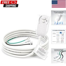 LCDI Power Cord Plug Replacement for Air Conditioner 120V 15A 7.5FT Cable picture