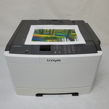 Lexmark CS410dn Color Laser Printer 13K Pages SEE PICS/INFO Duplex Network USB picture