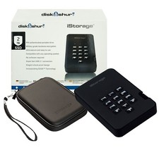 Istorage 2TB diskAshur2 Encrypted Portable SSD USB-A, Water Dust & Tamper-Proof picture