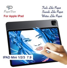 PaperVeer Matte Finish Film Anti-Glare Screen For Apple iPad Mini 1/2/3 7.9 in picture