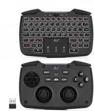 (Backlit Version)Rii RK707 3 in 1 Multifunctional 2.4GHz 2.4G version, black picture