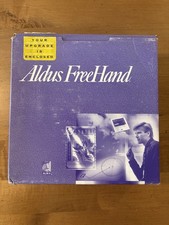 Aldus FreeHand 3.0 Macintosh Vintage Graphics Software 4 Floppy Disks Box picture