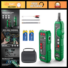 Multi-Function Network Cable Tester RJ11 RJ45 CAT5/6 POE Continuity Tracer - Gre picture
