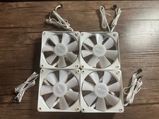 NZXT F120 RGB 120mm Case Fan - Matte White (4-Pack) Open Box New Never Used picture