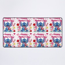 Disney Lilo & Stitch Happy Mother's Day Large Desk Mat, Idea Gift For Friends picture