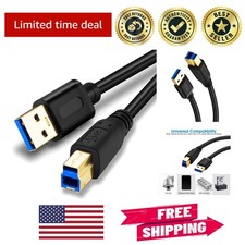 Durable 20Ft USB 3.0 A Male to B Male Cable - High Speed for External Devices picture