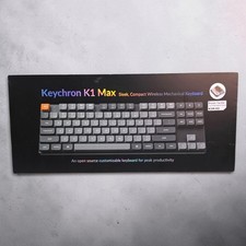 Keychron K1 Max Wireless Mechanical Keyboard Brown Tactile Switches K1M-H3 NEW picture