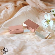 Gold Glass USB Flash Drive Engraved Wedding Gift USB Box Pendrive Custom picture