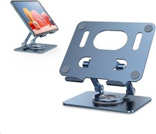 Portable Stand Ergonomic Metal Aluminum Adjustable Tablet Phone Holder Foldable picture