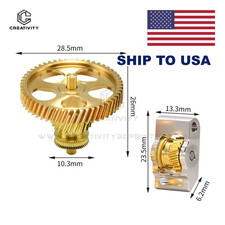 3D Printer Replacement P2S Extruder Gear Kit Hardened Steel All Metal Gear Kit H picture