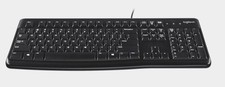 Logitech K120 Ergonomic Desktop Wired Keyboard YU0042 - Black  picture