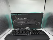 Logitech MK550 Comfort Wave K350 Wireless Ergonomic Keyboard M705 Receiver picture