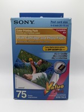 Sony SVM-75LS Print Cartridges & Photo Paper Value Pack Open Box Incomplete  picture