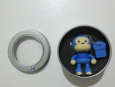 Cute Monkey USB Flash Memory Drive 4GB thumb drive - Blue picture